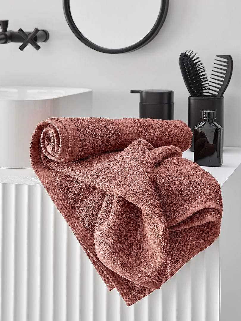 Drap de bain 70 x 130 cm - Terracotta