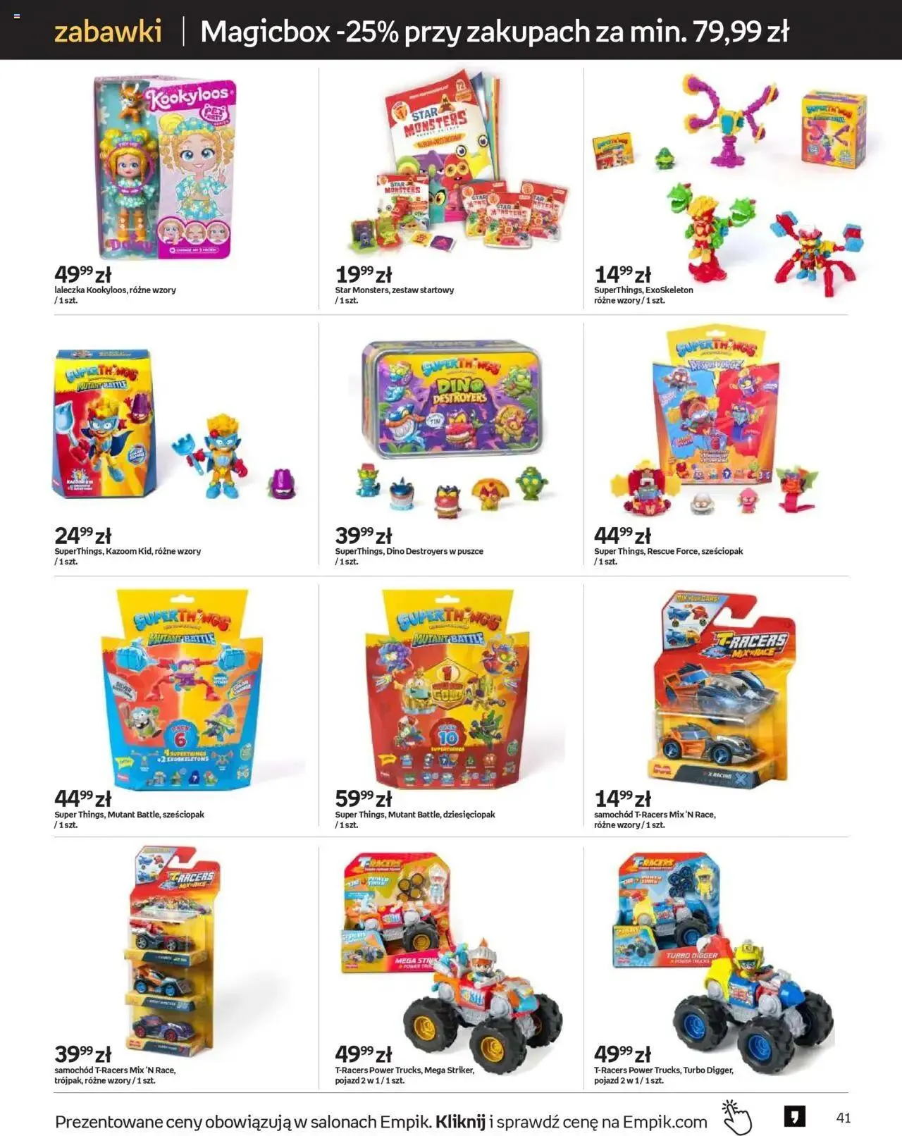 Gazetka Empik Gazetka - Tom kultury Zabawki, Art.Szkolne od 31 lipca do 13 sierpnia 2024 - Strona 5