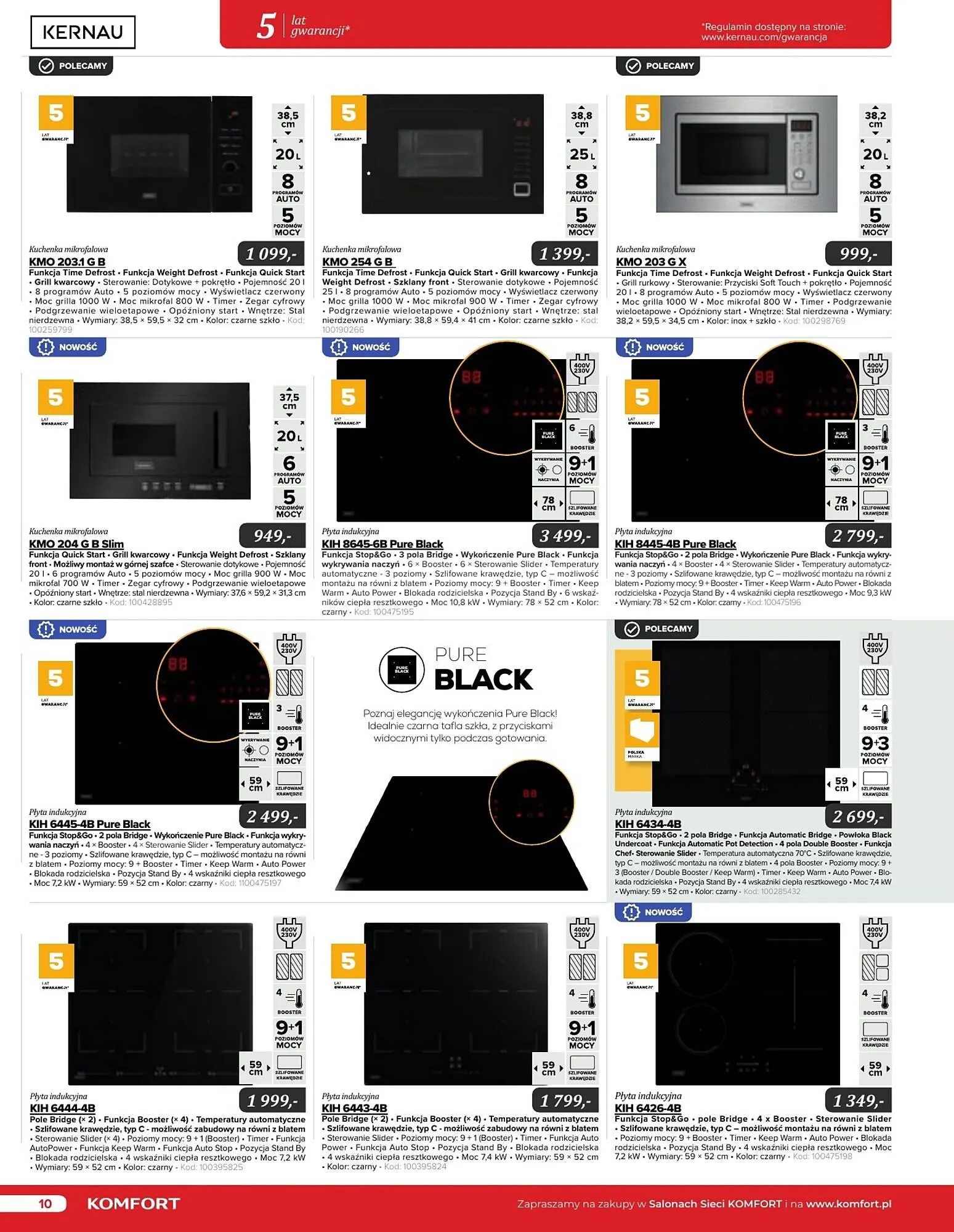 Gazetka Komfort gazetka od 11 września do 31 grudnia 2024 - Strona 10