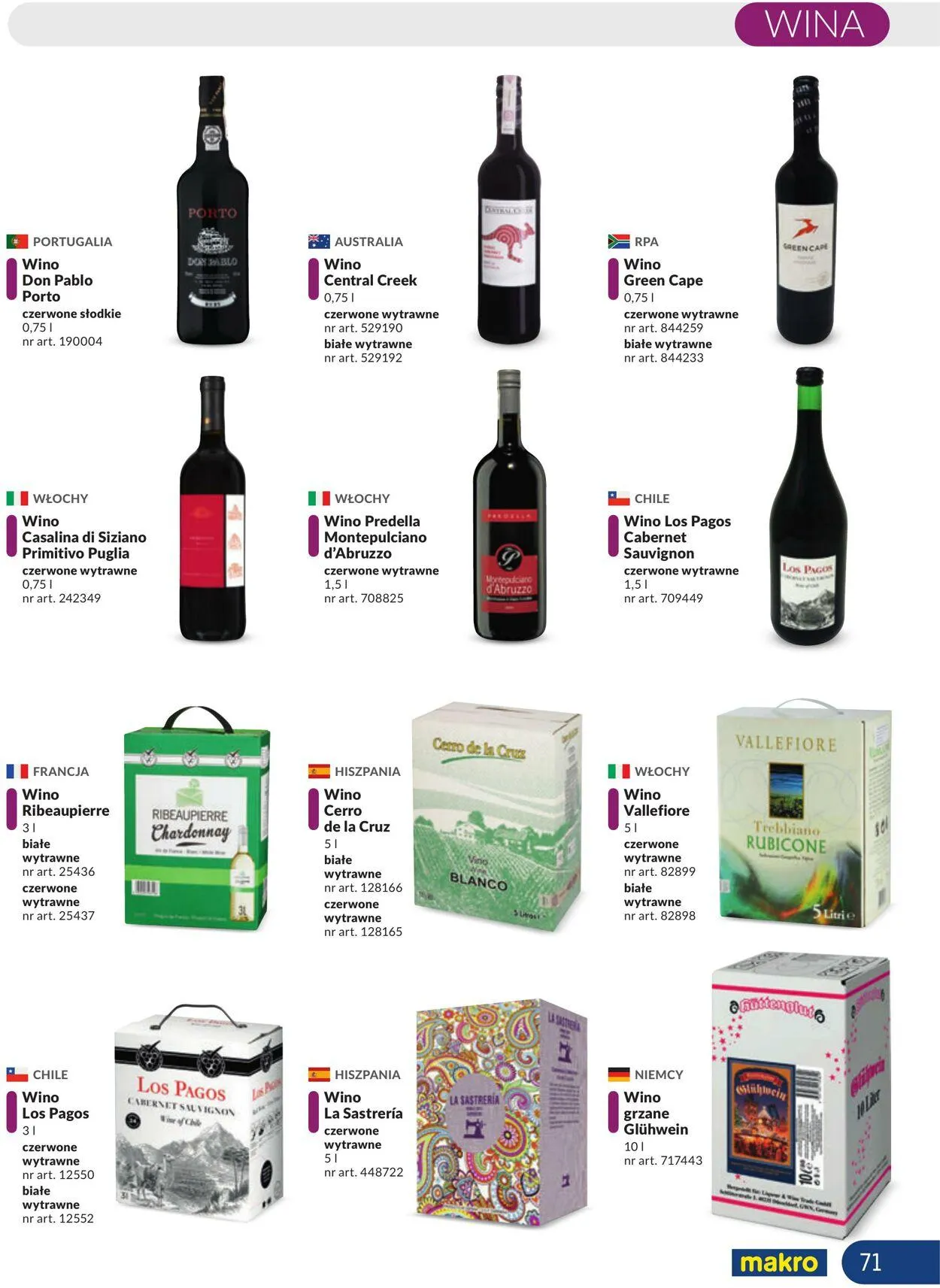 Gazetka Makro Aktualna gazetka od 25 listopada do 9 grudnia 2024 - Strona 71