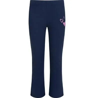 Spodnie dzwony dla dziewczynki, granatowe, 3-8 lat