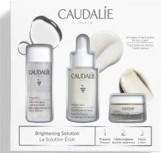 CAUDALIE Vinoperfect na przebarwienia: Serum Rozjaśniające 30 ml + Skoncentrowana Glikolowa Esencja Dodająca Blasku 50 ml + Krem Rozjaśniający
