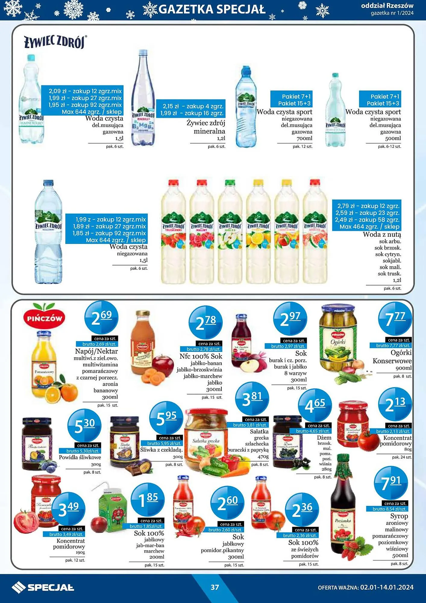 Gazetka Specjał gazetka od 2 stycznia do 14 stycznia 2024 - Strona 37
