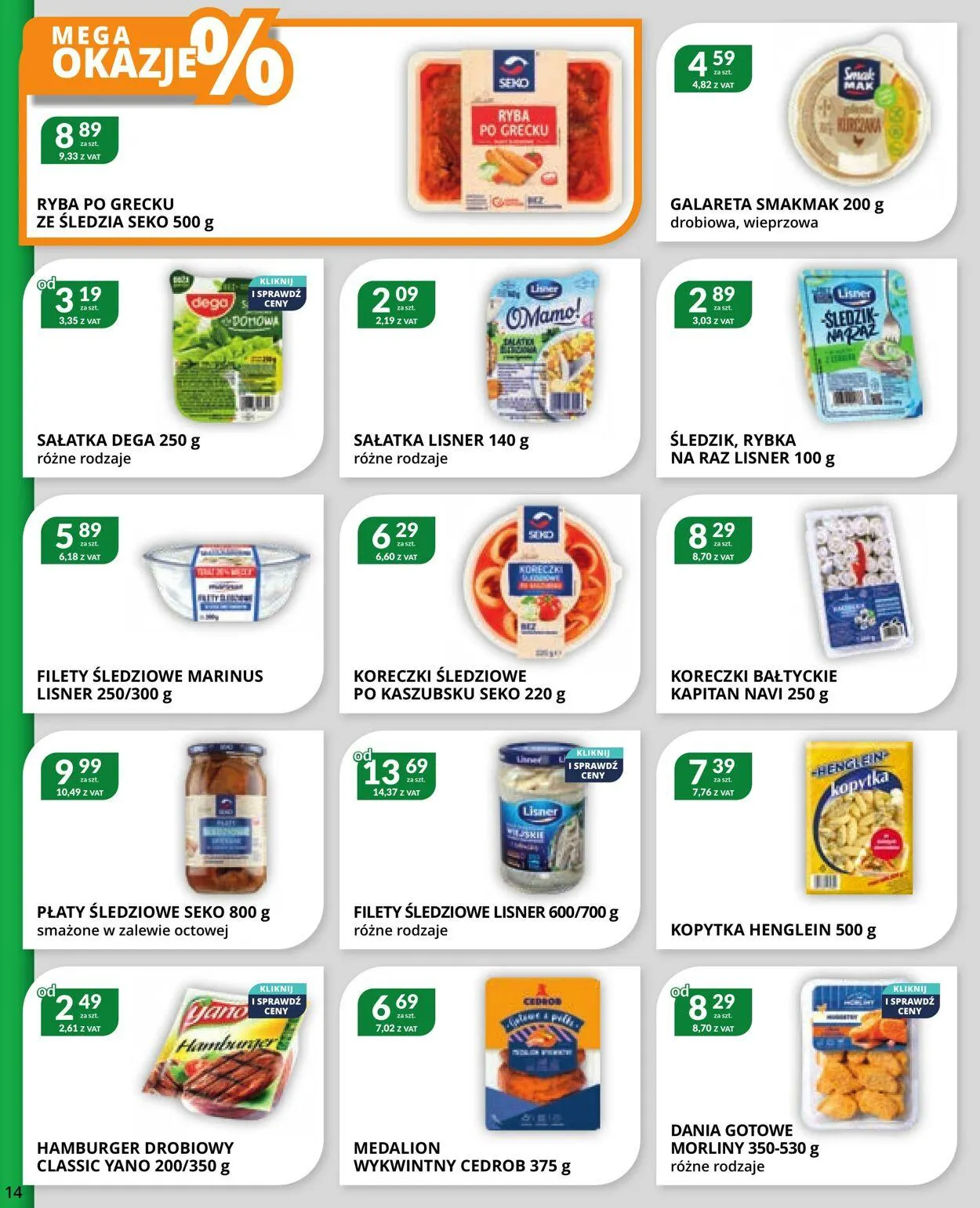 Gazetka Eurocash Aktualna gazetka od 7 stycznia do 26 stycznia 2025 - Strona 14