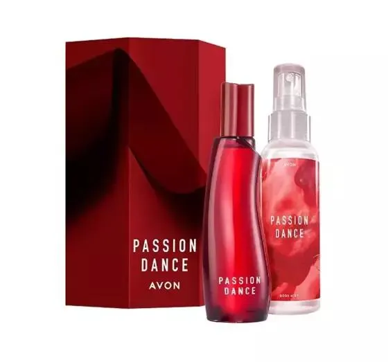 AVON PASSION DANCE WODA TOALETOWA SPRAY 50ML + MGIEŁKA 100ML