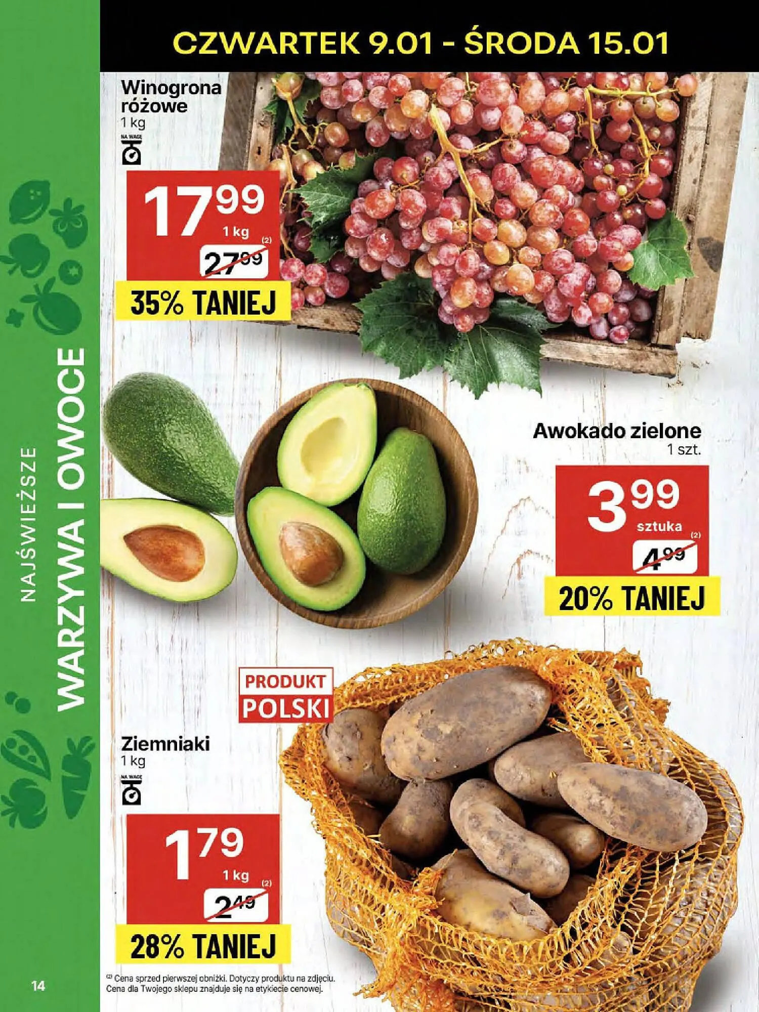 Gazetka Delikatesy Centrum gazetka od 9 stycznia do 15 stycznia 2025 - Strona 14