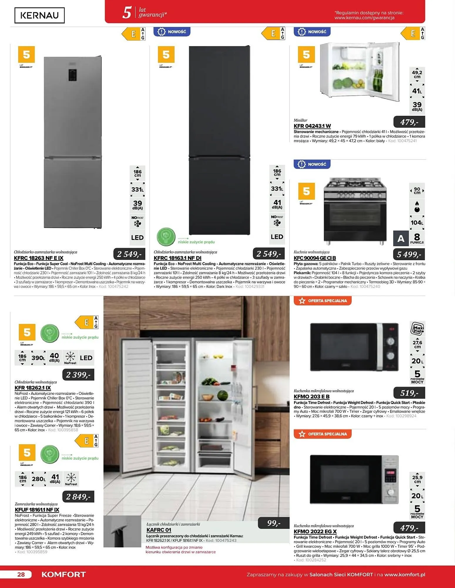 Gazetka Komfort gazetka od 11 września do 31 grudnia 2024 - Strona 28