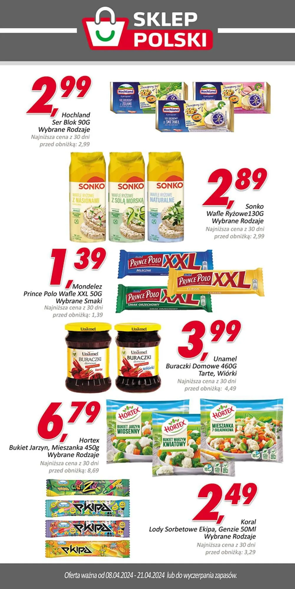 Gazetka Sklep Polski gazetka od 8 kwietnia do 21 kwietnia 2024 - Strona