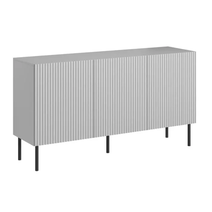 Komoda RYFFELS 3D popielata 150 cm