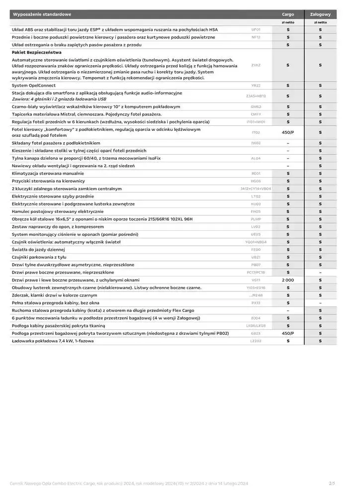 Gazetka Combo Electric Cargo od 30 stycznia do 31 grudnia 2025 - Strona 3