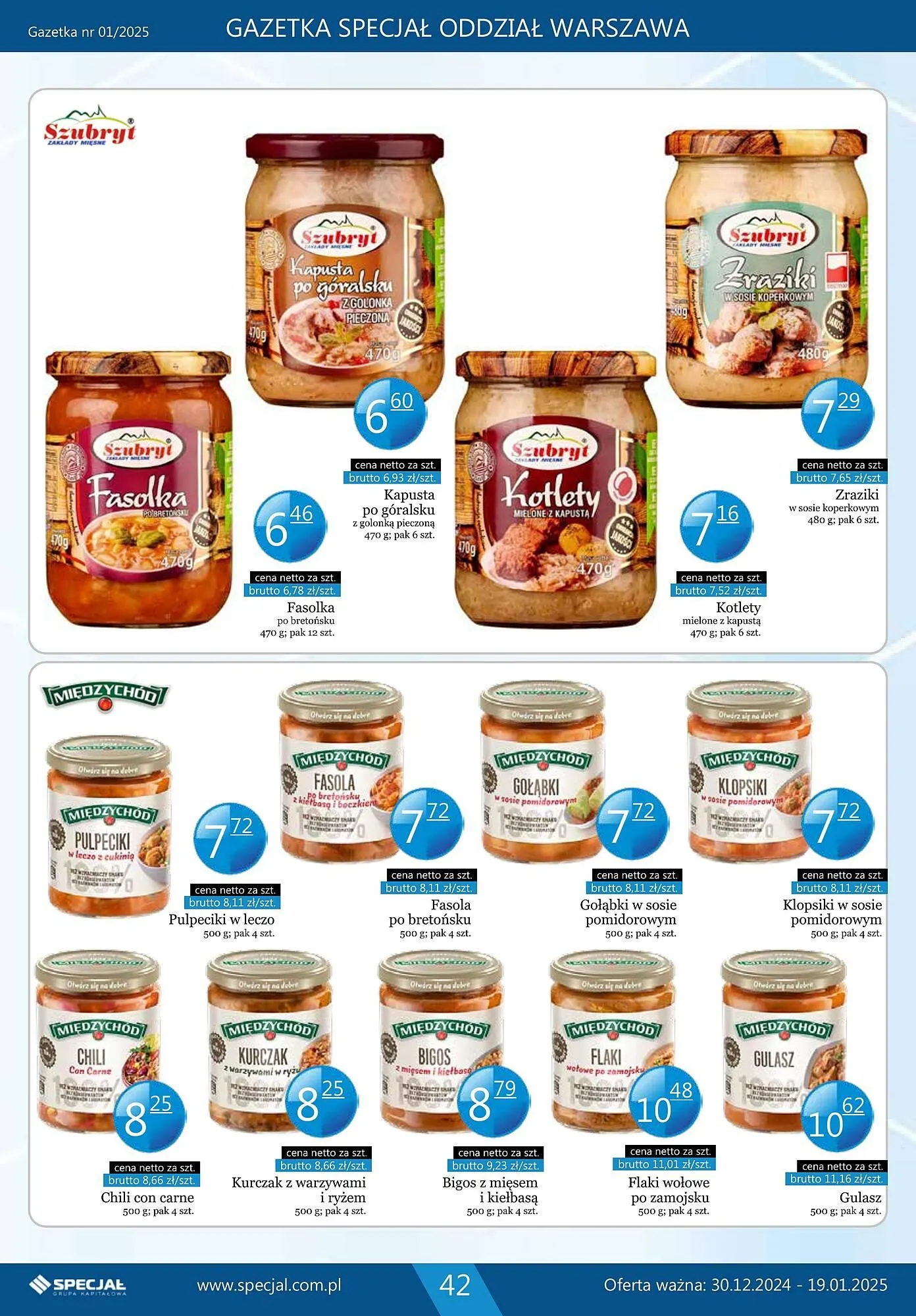 Gazetka Specjał gazetka od 30 grudnia do 19 stycznia 2025 - Strona 42