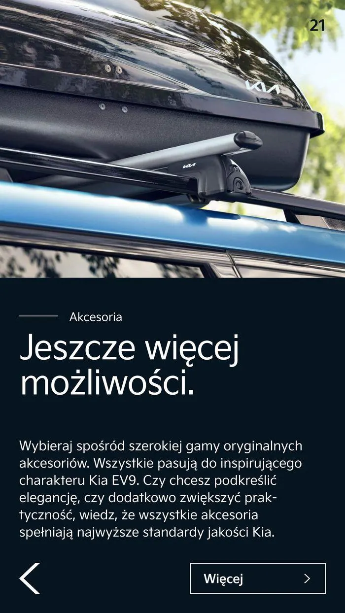 Gazetka Elektryczna Kia EV9 od 9 lipca do 31 grudnia 2024 - Strona 21