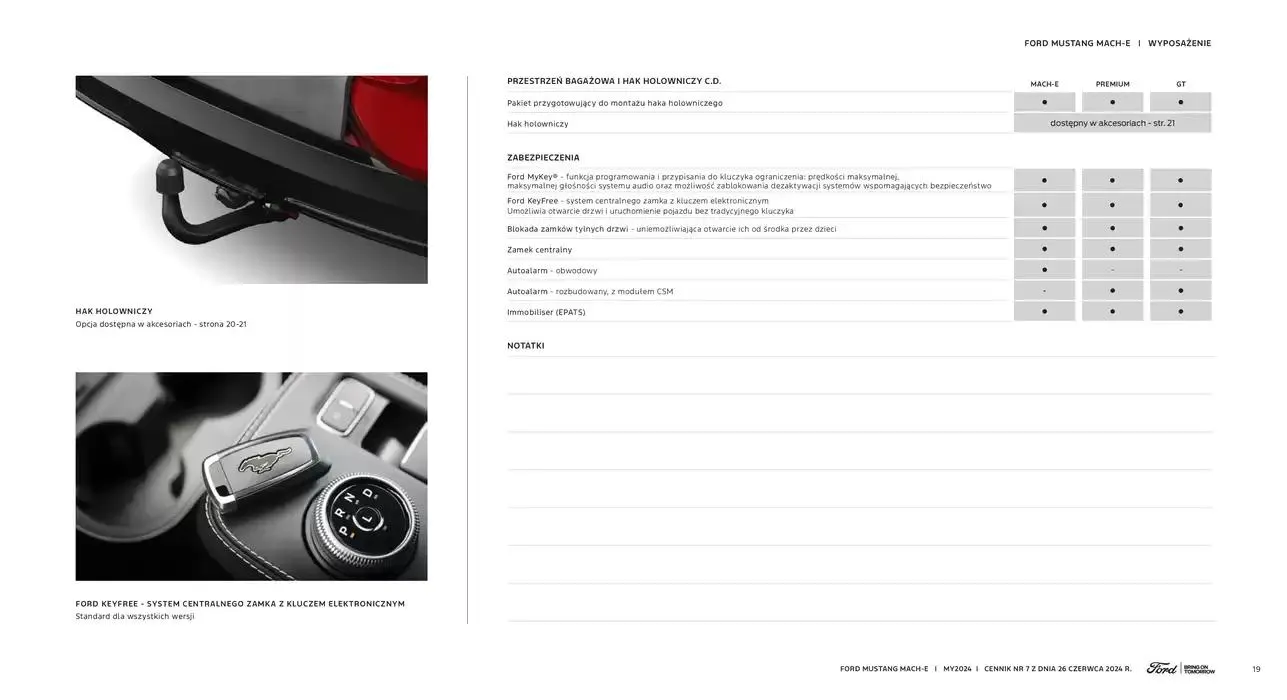 Gazetka MUSTANG MACH-E od 6 listopada do 6 listopada 2025 - Strona 19