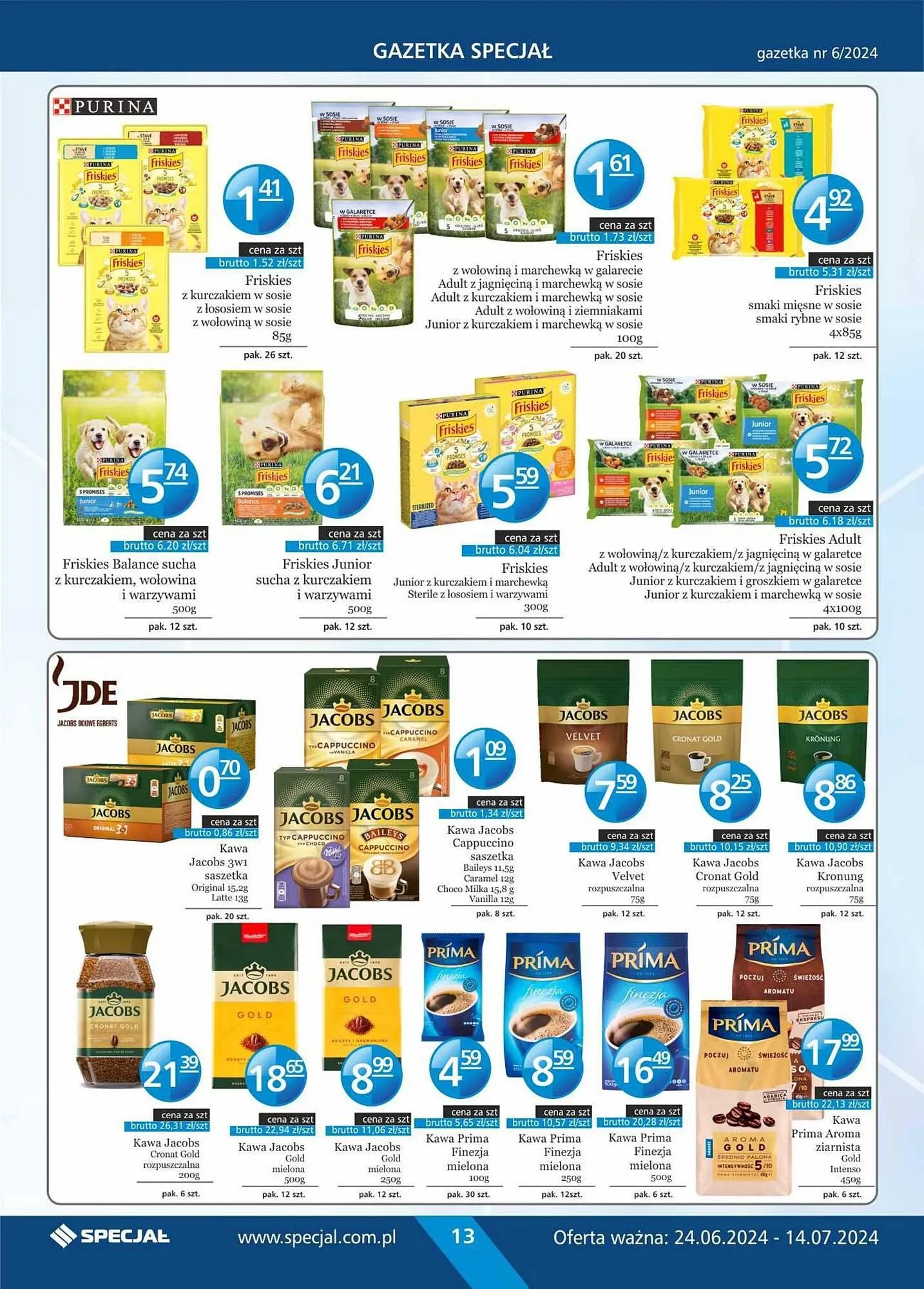 Gazetka Specjał gazetka od 24 czerwca do 14 lipca 2024 - Strona 13