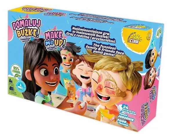 Pomaluj buźkę! Temat jedzenie - gra