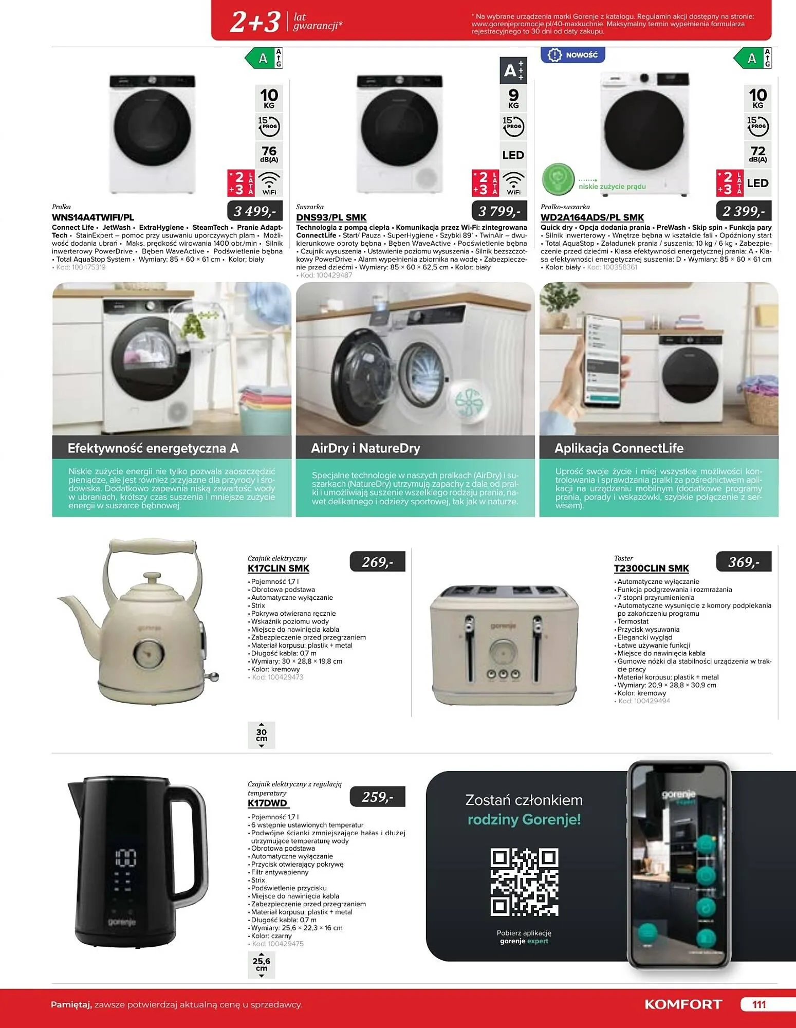 Gazetka Komfort gazetka od 11 września do 31 grudnia 2024 - Strona 111