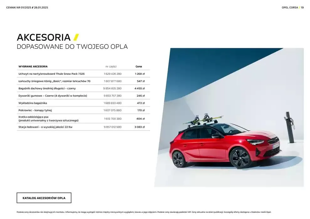 Gazetka Opel Corsa Electric od 30 stycznia do 31 grudnia 2025 - Strona 19