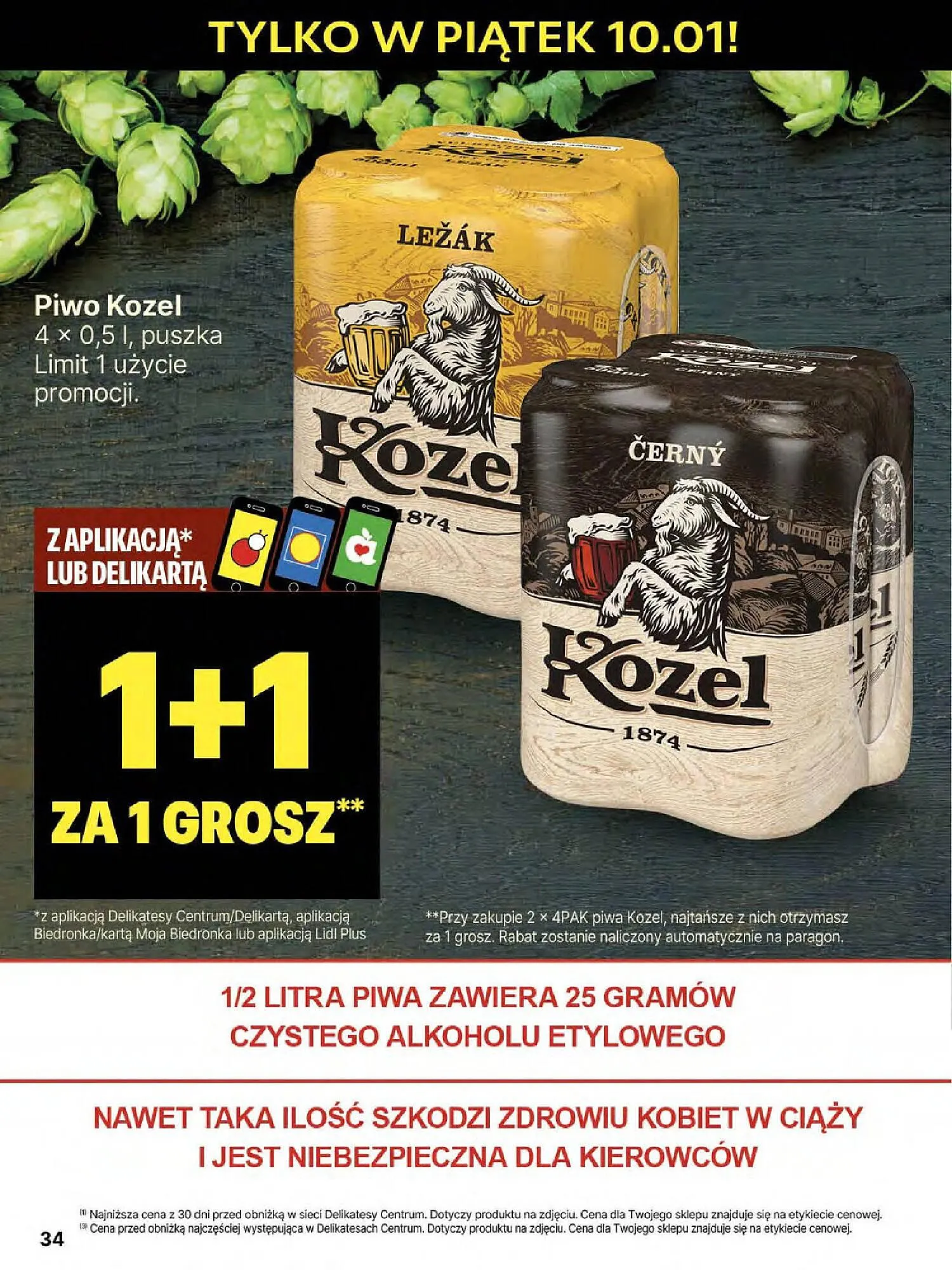 Gazetka Delikatesy Centrum gazetka od 9 stycznia do 15 stycznia 2025 - Strona 34