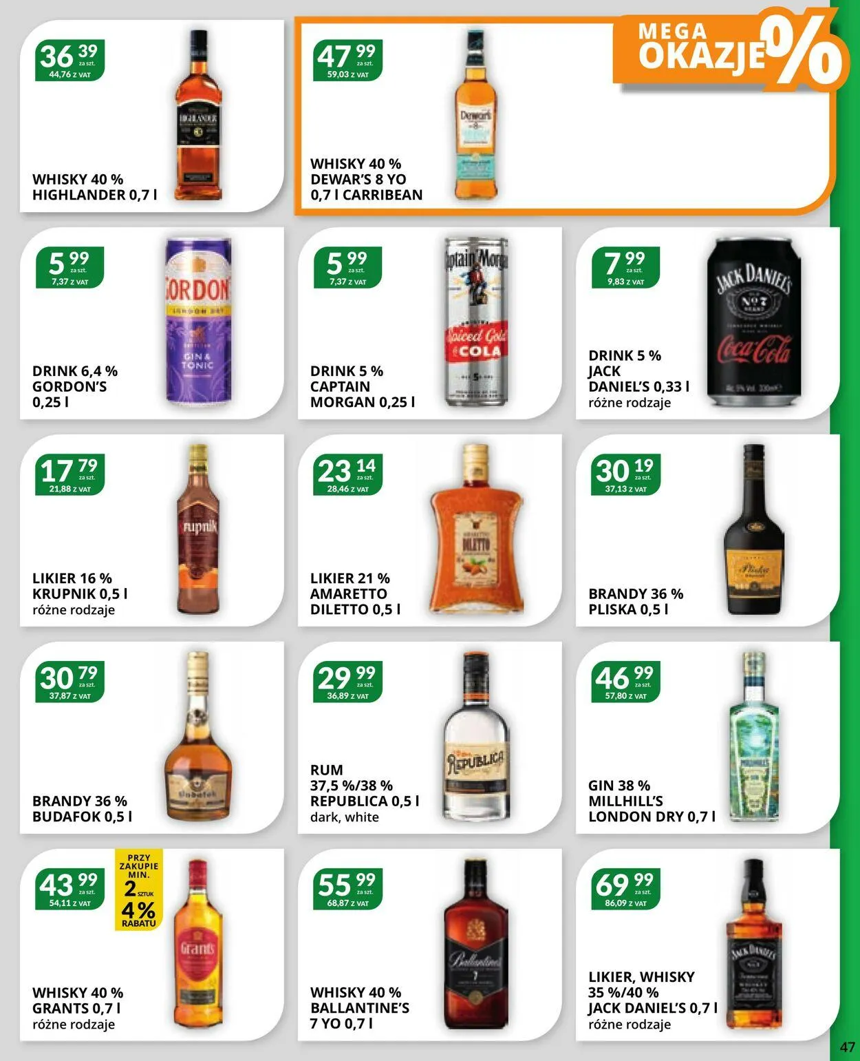 Gazetka Eurocash Aktualna gazetka od 7 stycznia do 26 stycznia 2025 - Strona 47