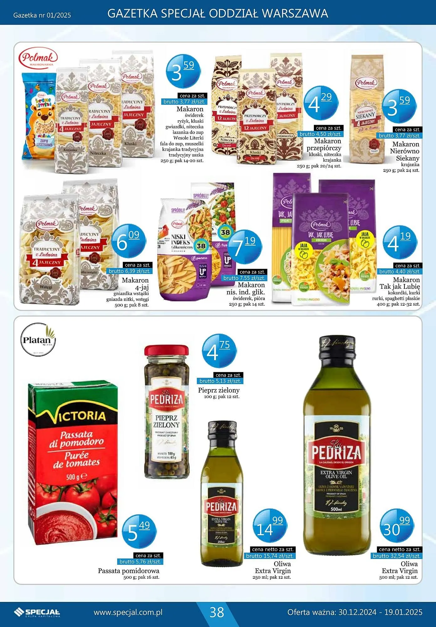 Gazetka Specjał gazetka od 30 grudnia do 19 stycznia 2025 - Strona 38