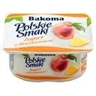 BAKOMA POLSKIE SMAKI JOGURT Z BRZOSKWINIAMI 120 G 0.12 kg