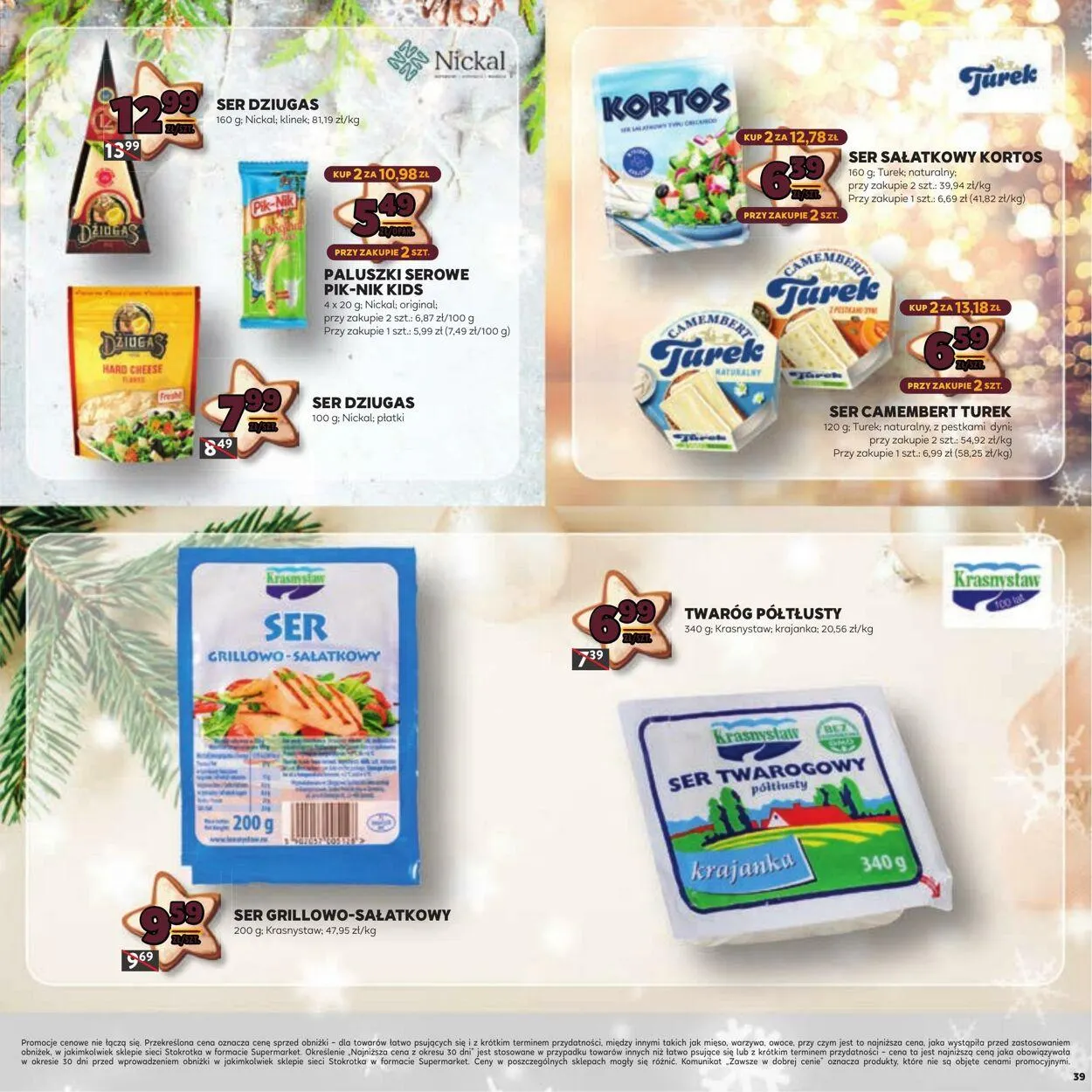 Gazetka Stokrotka Aktualna gazetka od 12 grudnia do 27 grudnia 2024 - Strona 39