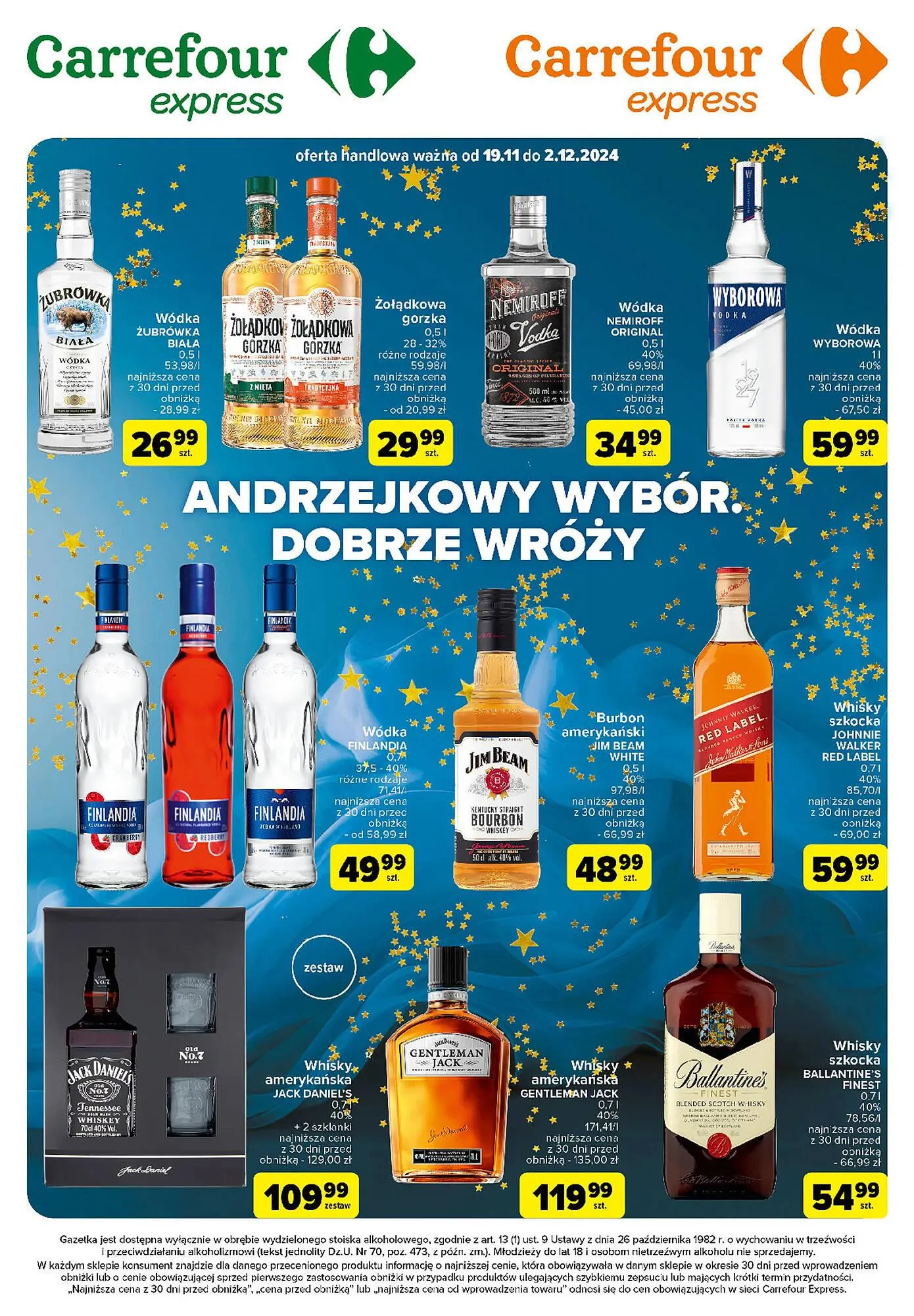 Gazetka Carrefour Express gazetka od 19 listopada do 2 grudnia 2024 - Strona 1