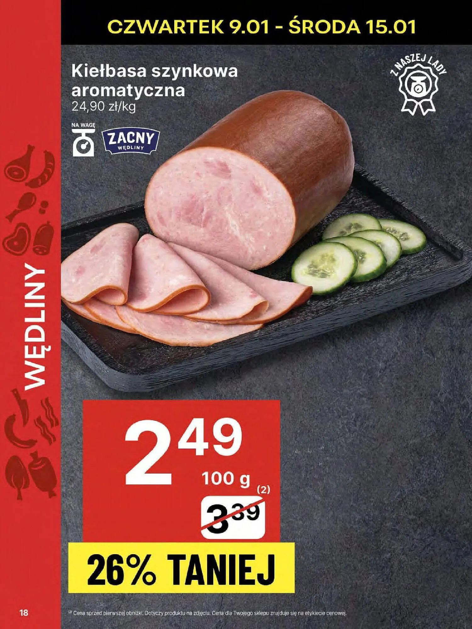 Gazetka Delikatesy Centrum gazetka od 9 stycznia do 15 stycznia 2025 - Strona 18