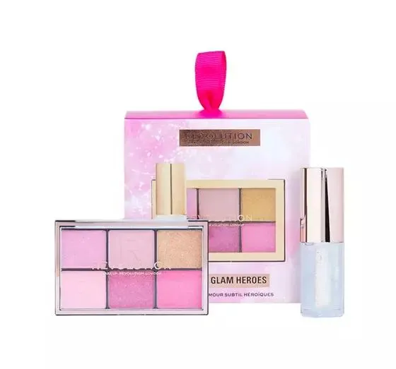 MAKEUP REVOLUTION MINI SOFT GLAM HEROES ZESTAW PREZENTOWY