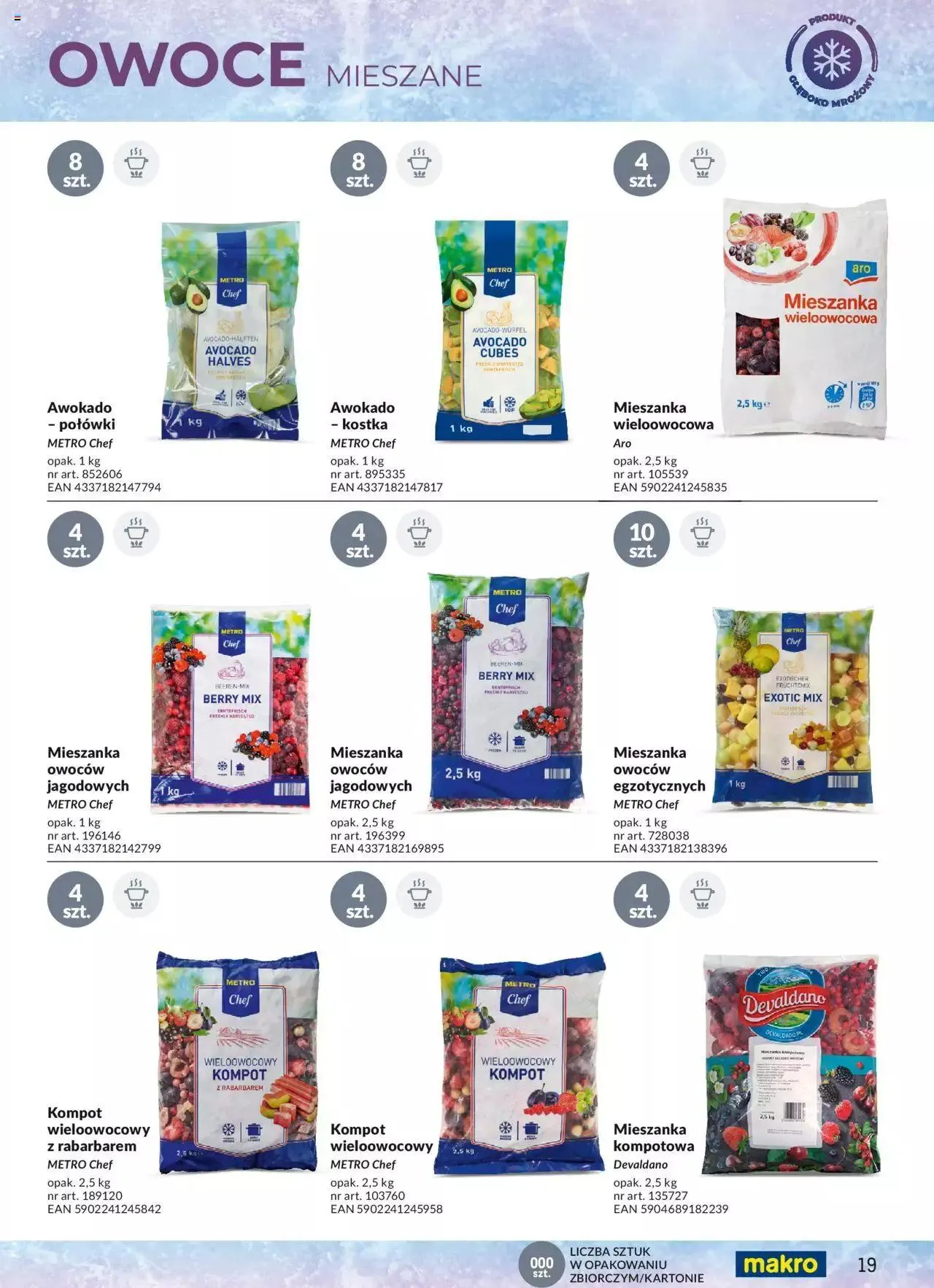 Gazetka Makro Gazetka - Mrożonki od 20 maja do 31 stycznia 2025 - Strona 19