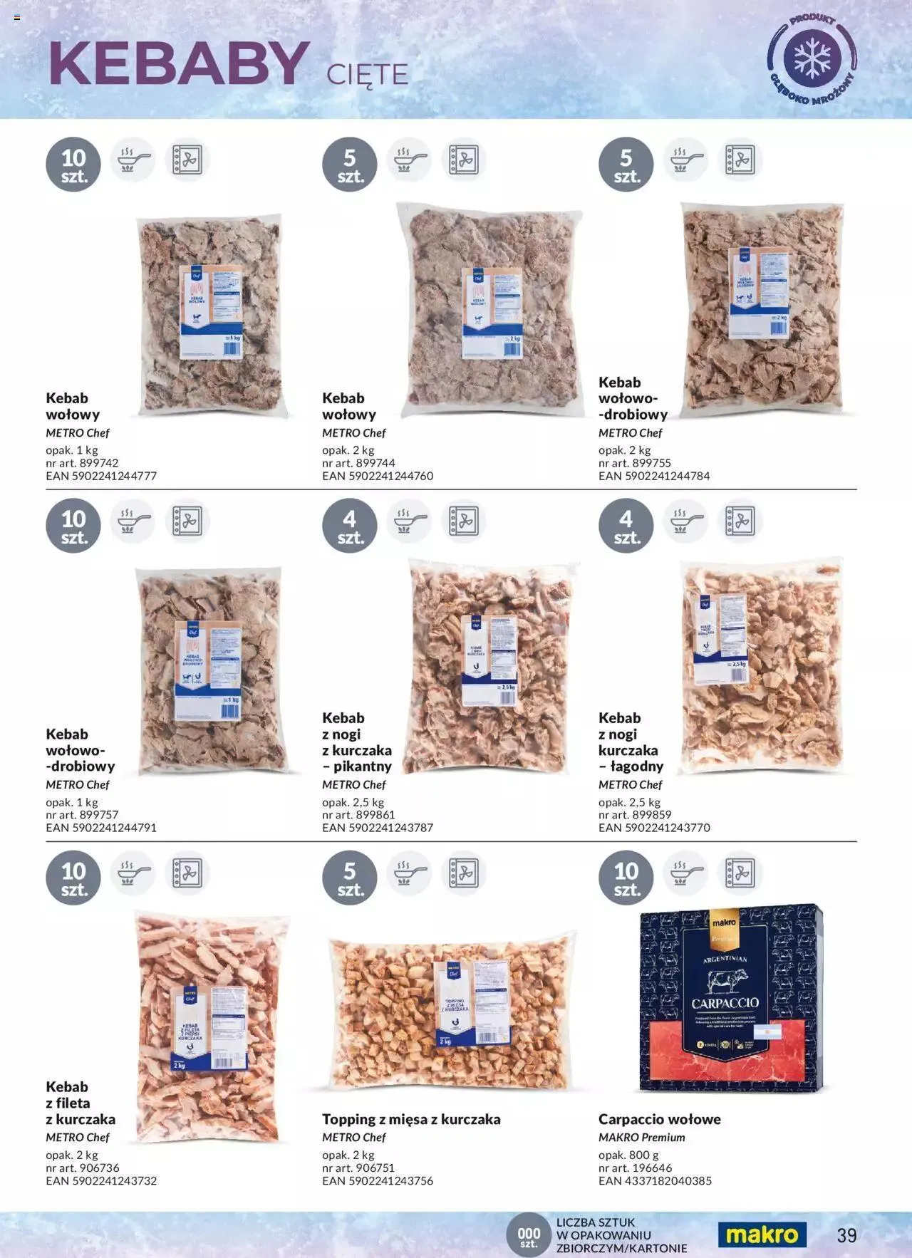 Gazetka Makro Gazetka - Mrożonki od 20 maja do 31 stycznia 2025 - Strona 39