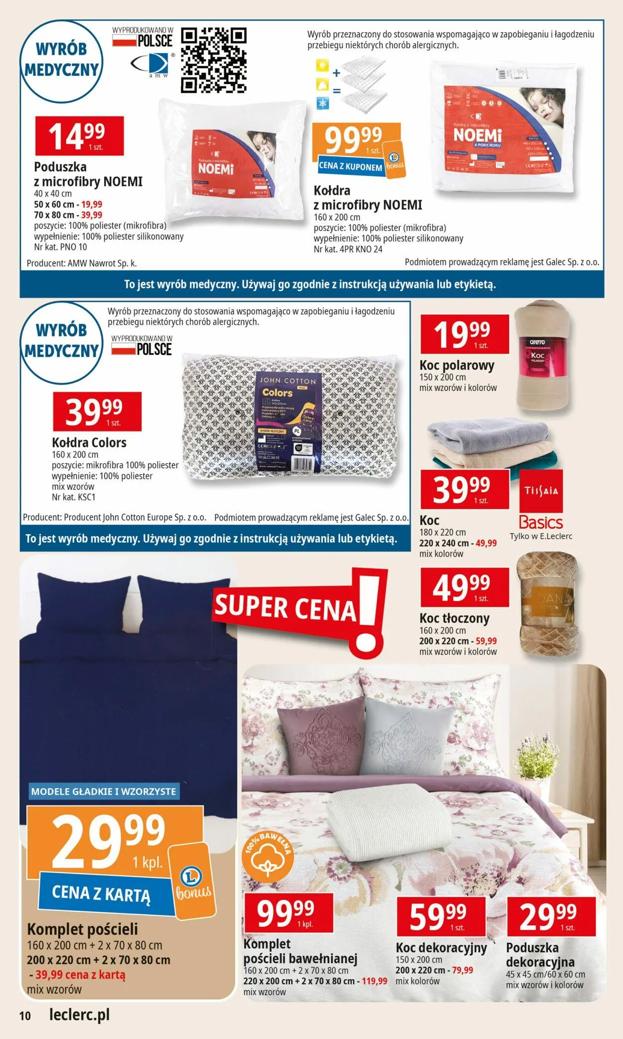 Gazetka E.Leclerc Aktualna gazetka od 30 września do 14 października 2024 - Strona 10