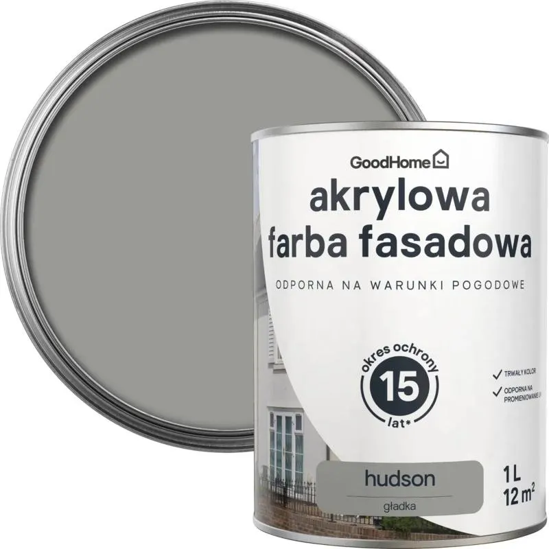 Farba elewacyjna GoodHome hudson 1 l