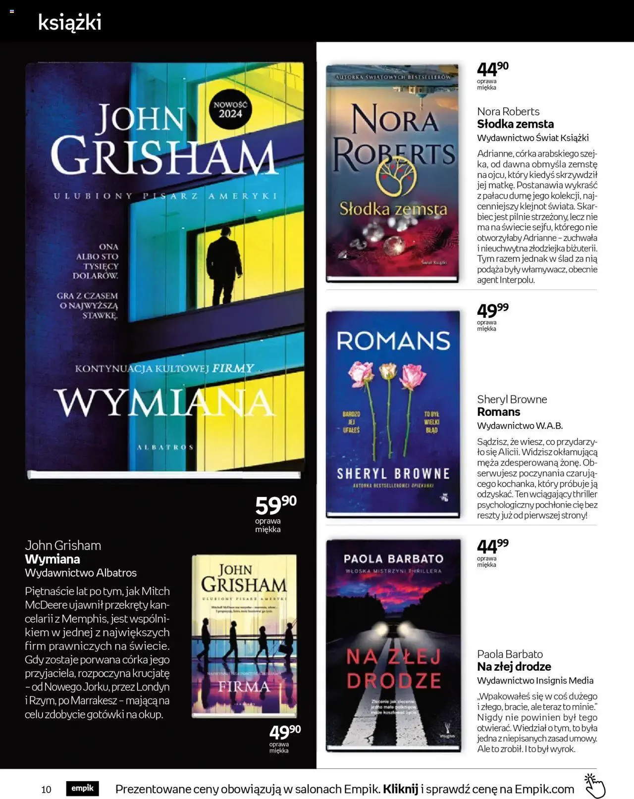 Gazetka Empik Gazetka od 31 lipca do 13 sierpnia 2024 - Strona 10