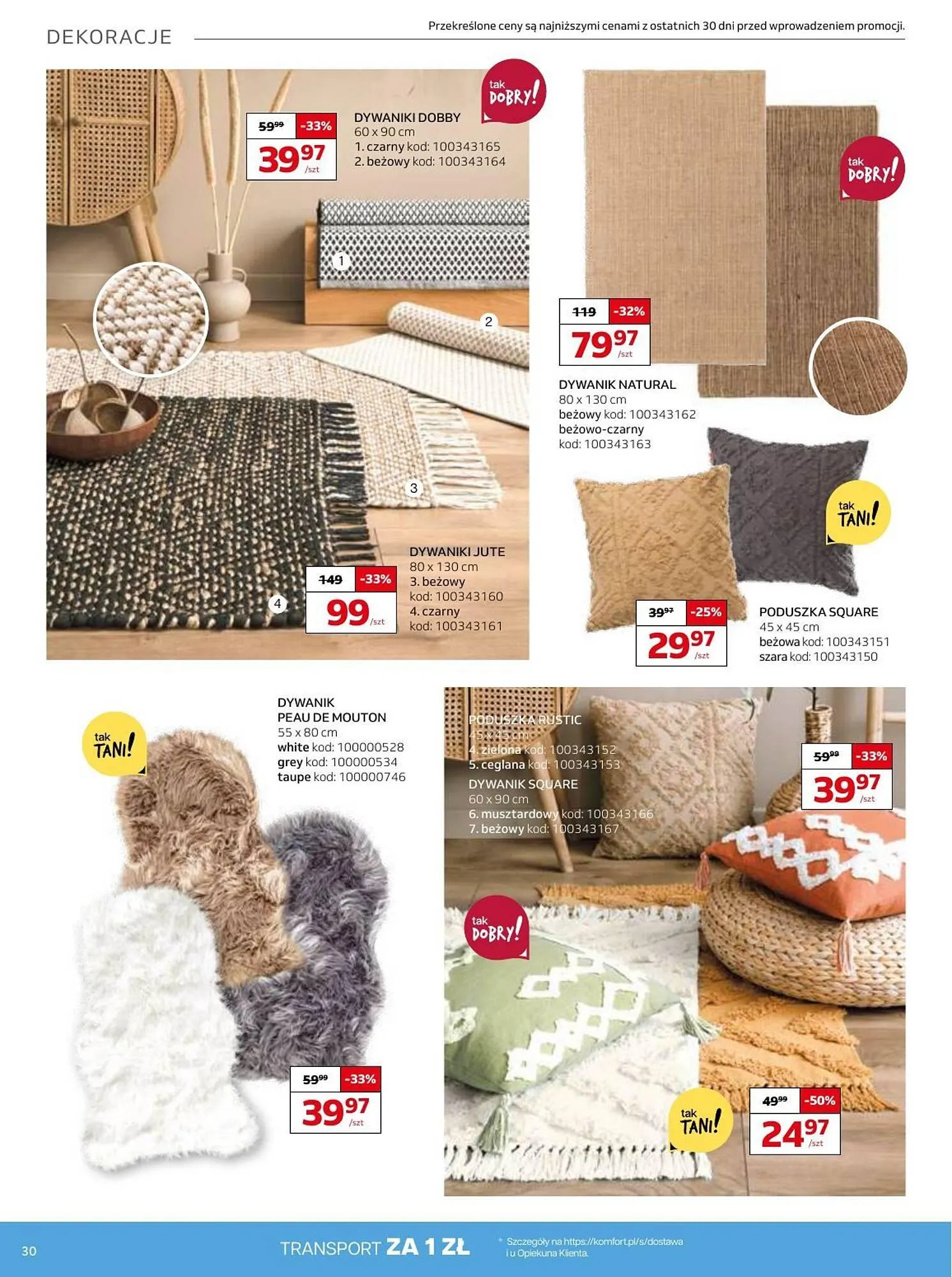 Gazetka Komfort gazetka od 9 stycznia do 18 lutego 2025 - Strona 30
