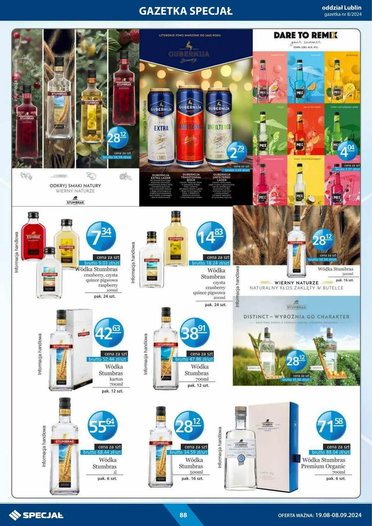 Gazetka Specjał od 19 sierpnia do 8 września 2024 - Strona 88