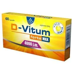 D-Vitum Forte Max 4000j.m. Kapsułki 60 szt.