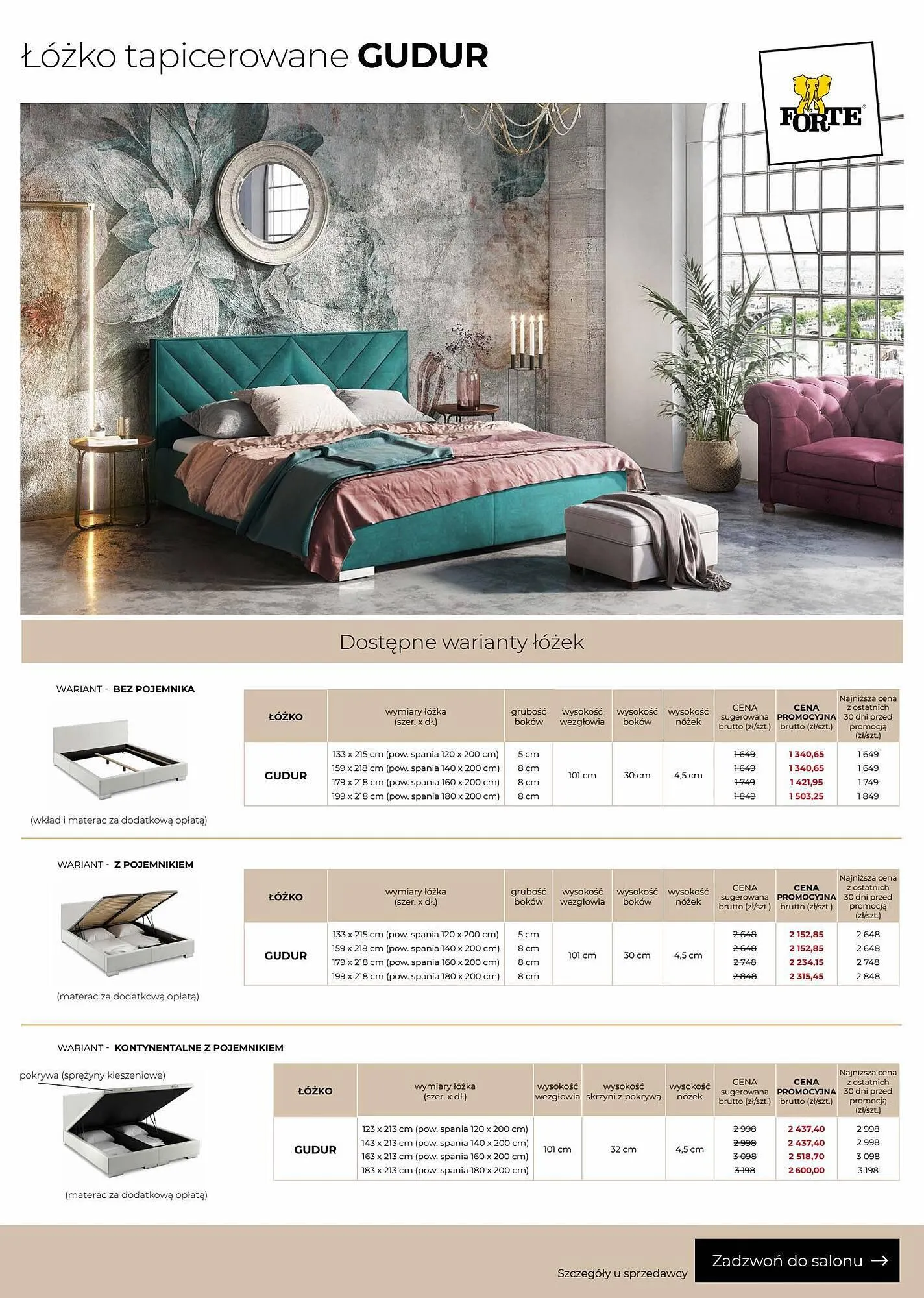 Gazetka Forte Meble gazetka od 5 lipca do 12 lipca 2023 - Strona 3