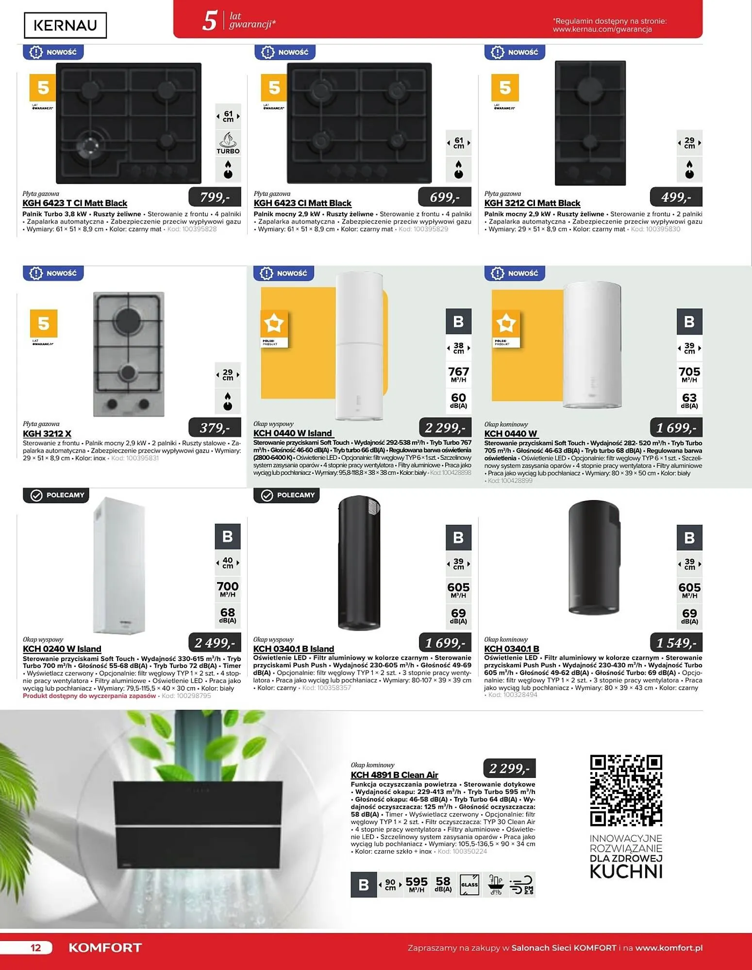 Gazetka Komfort gazetka od 11 września do 31 grudnia 2024 - Strona 12