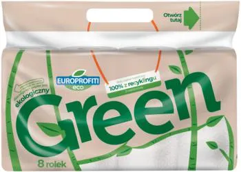 EUROPROFITI Eco papier toaletowy, 2-warstwowy 8 szt., nr kat. 230157