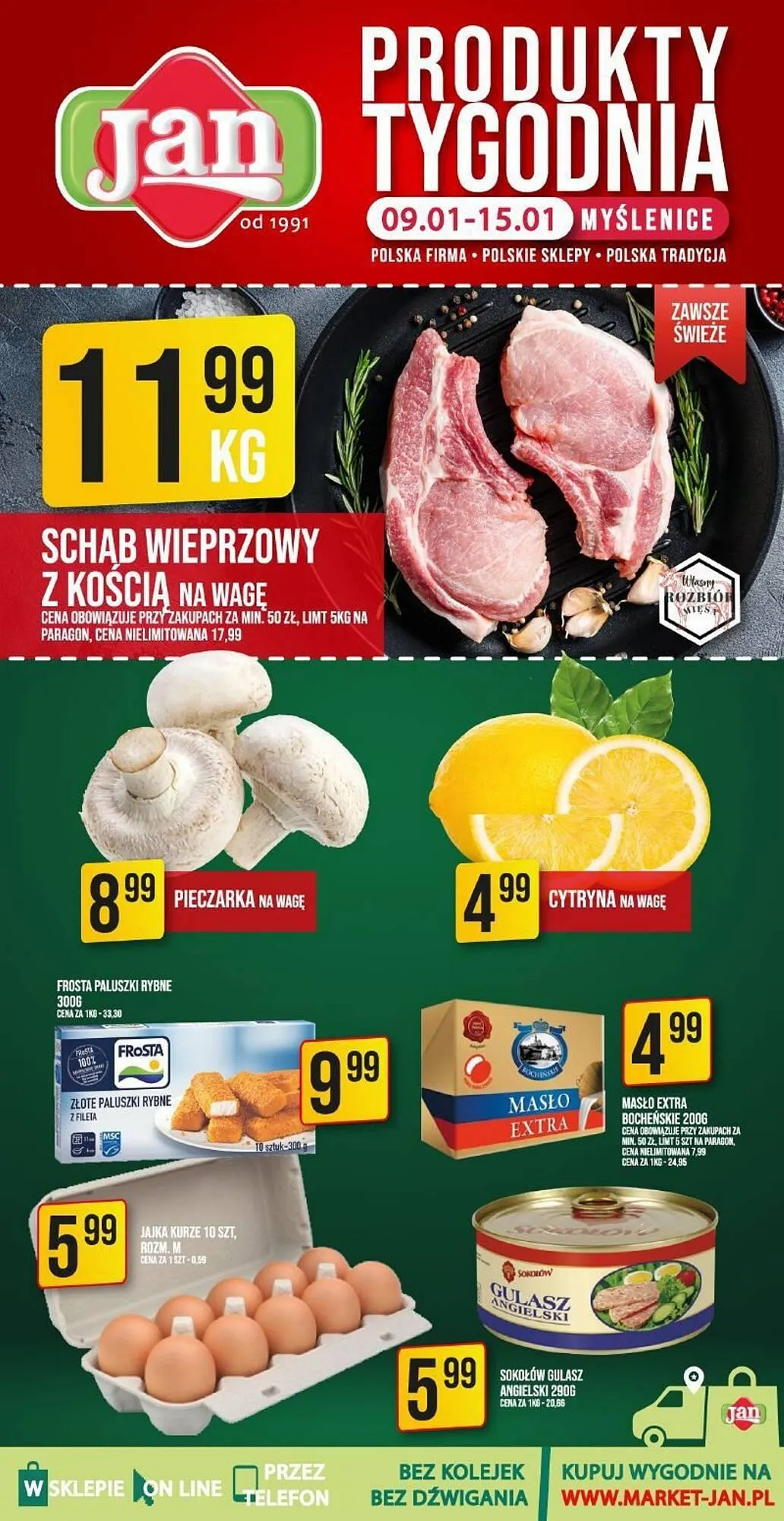 Gazetka Market Jan gazetka od 9 stycznia do 15 stycznia 2025 - Strona 1