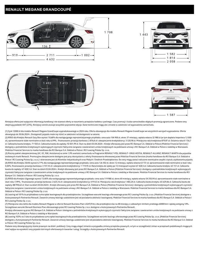Gazetka Renault Megane Grandcoupé od 5 kwietnia do 5 kwietnia 2025 - Strona 10