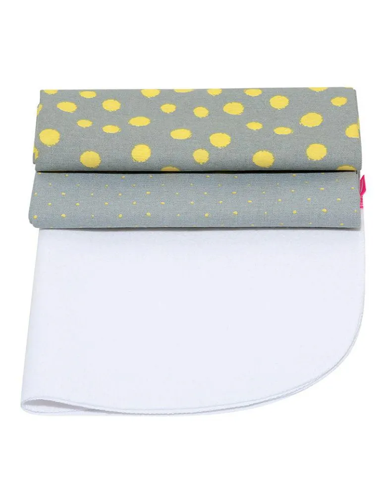 Motherhood Podręczny przewijak Kropy musztardowe