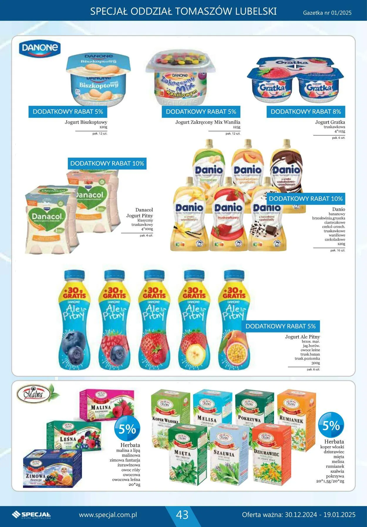Gazetka Specjał od 30 grudnia do 19 stycznia 2026 - Strona 43