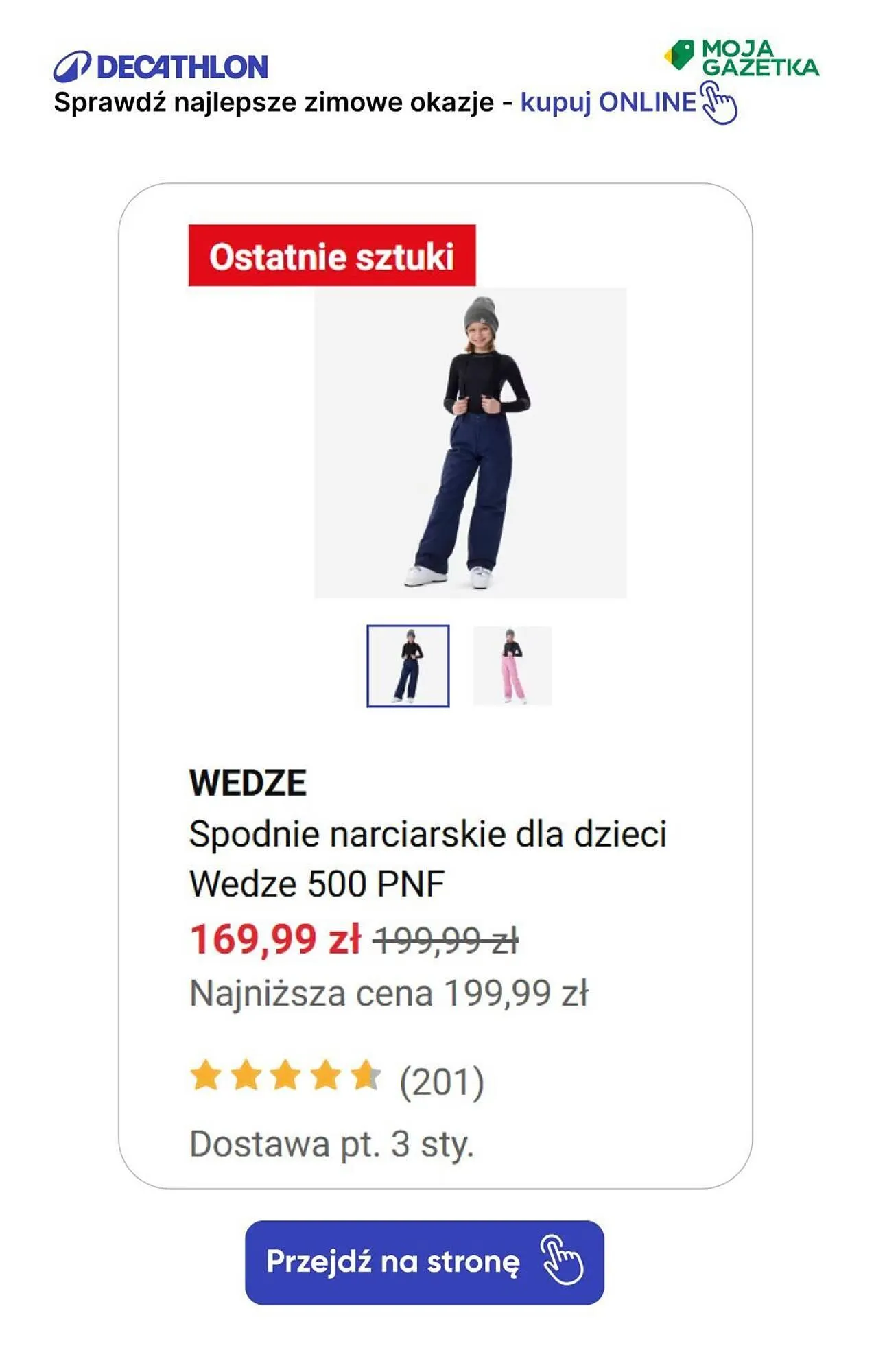 Gazetka Decathlon gazetka od 30 grudnia do 14 stycznia 2025 - Strona 44