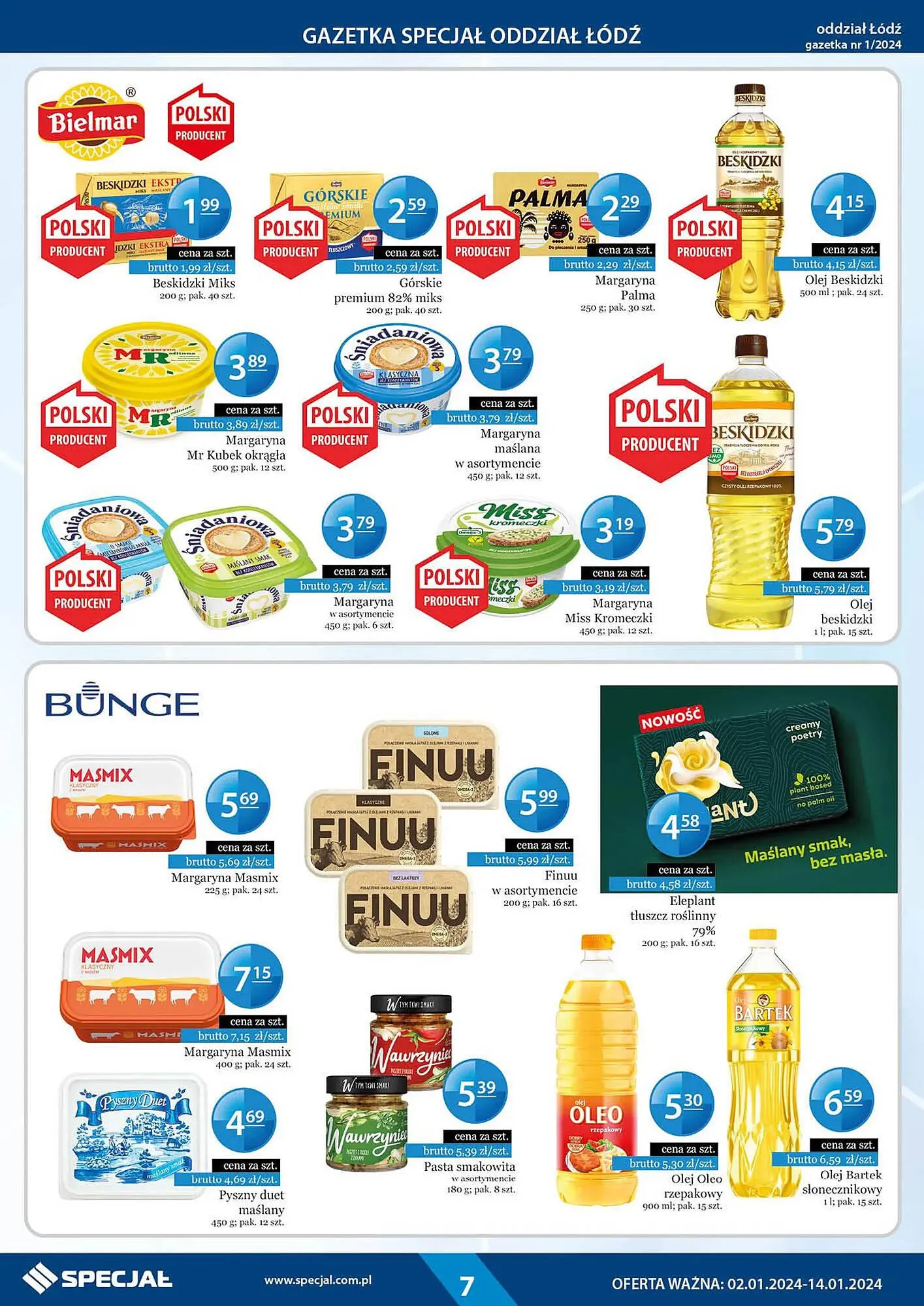 Gazetka Specjał gazetka od 2 stycznia do 14 stycznia 2024 - Strona 7