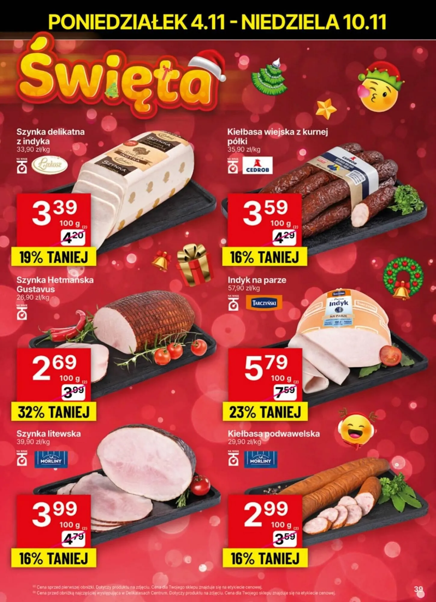 Gazetka Delikatesy Centrum gazetka od 4 listopada do 10 listopada 2024 - Strona 39