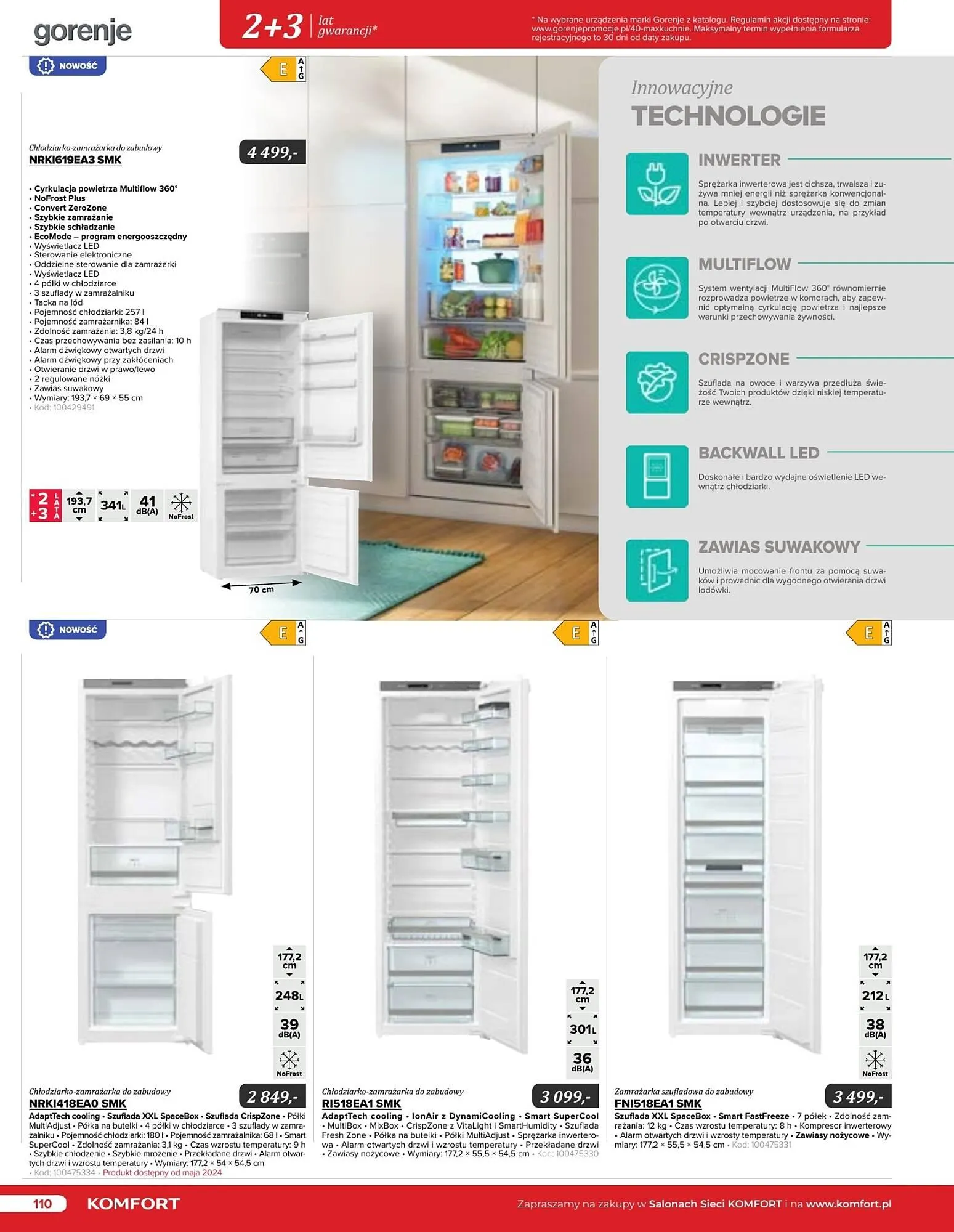 Gazetka Komfort gazetka od 11 września do 31 grudnia 2024 - Strona 110