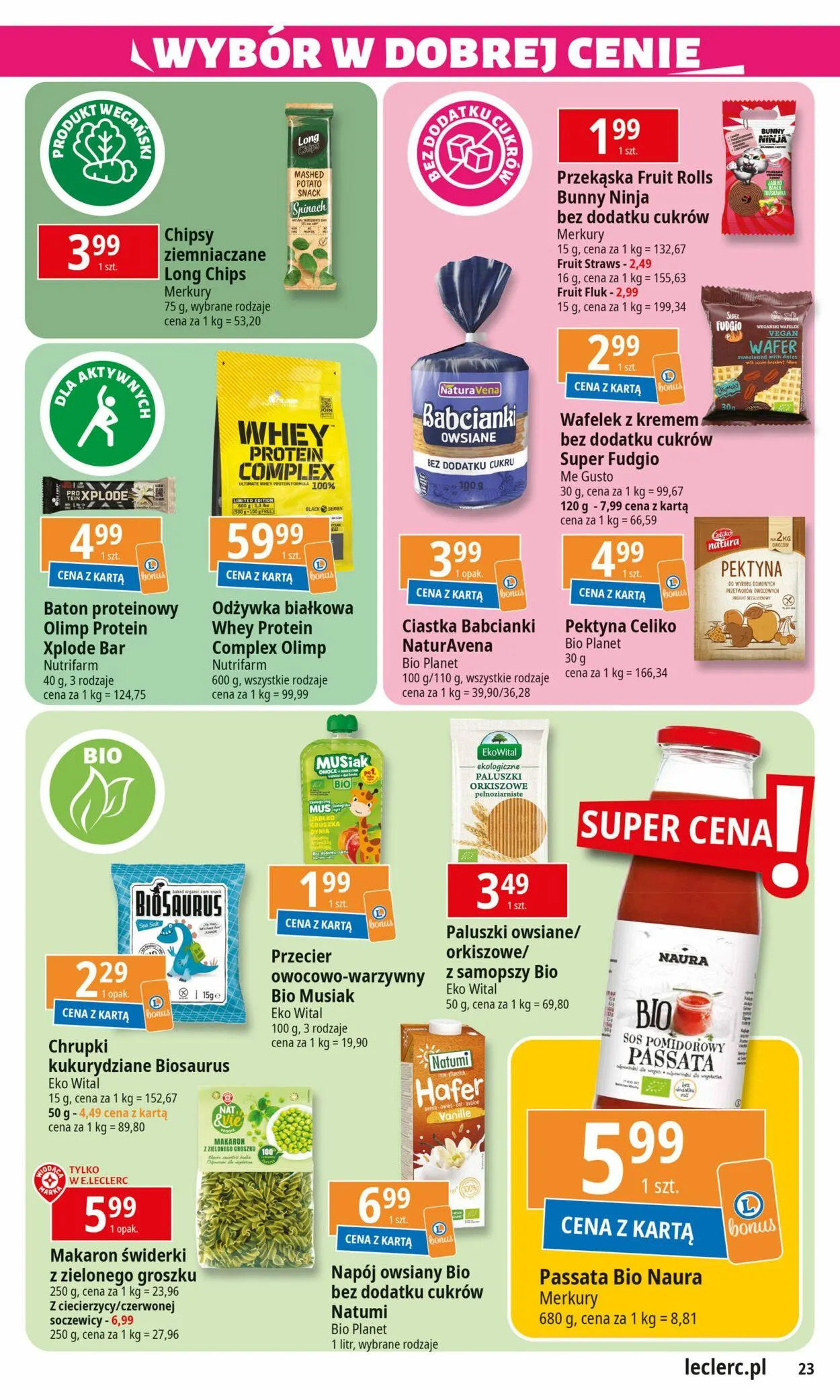 Gazetka E.Leclerc Aktualna gazetka od 30 września do 14 października 2024 - Strona 23