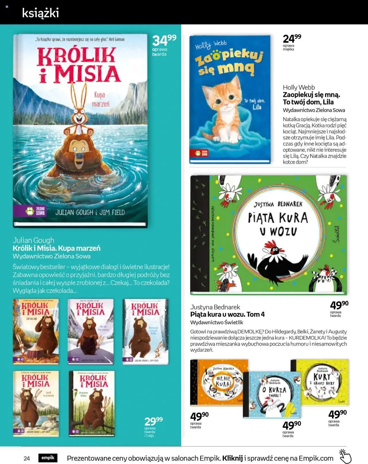 Gazetka Empik Gazetka - Tom kultury Książki od 31 lipca do 13 sierpnia 2024 - Strona 24